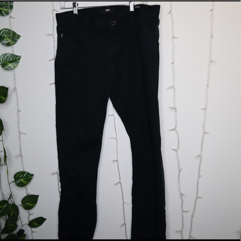 MENS BLACK VANS JEANS  V56 STANDARD CHEAP